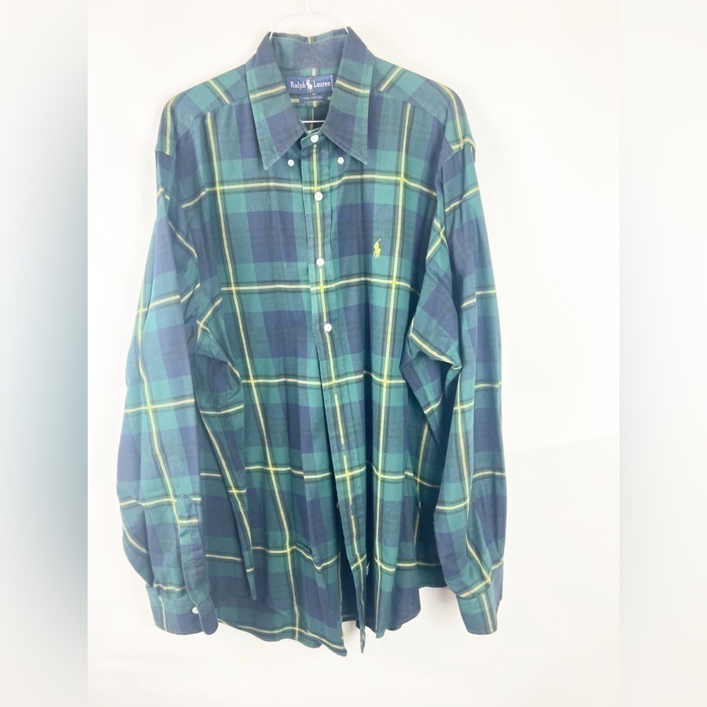 Ralph Lauren Long Sleeve collared shirt Plaid